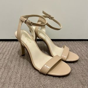 Nine West strappy dress sandals nude